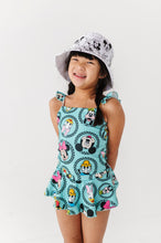 Load image into Gallery viewer, Retro Character Circles | 2-PIECE Skirted Swim