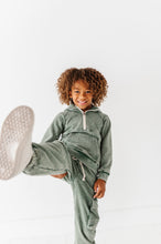 Load image into Gallery viewer, OLIVE | Vintage 1/4th HOODIE-JOGGER Set