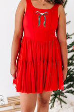 Load image into Gallery viewer, Mouse Bow RED | (ADULT) Mesh RED DRESS