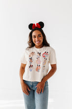 Load image into Gallery viewer, PRINCESSES CROPPED | CREAM ADULT TEE