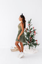 Load image into Gallery viewer, Holiday Snacks | (ADULT) Mesh GREEN DRESS
