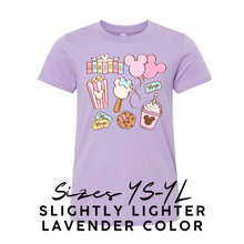 Load image into Gallery viewer, MAGICAL SNACKS | LILAC KIDS TEE