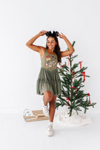 Load image into Gallery viewer, Holiday Snacks | (ADULT) Mesh GREEN DRESS