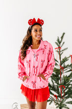 Load image into Gallery viewer, Mouse Bows PINK | (ADULT) 1/4th Zip