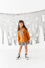 Load image into Gallery viewer, Striped Bow | SIDE-SPLIT SWEATSHIRT