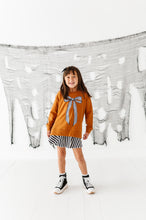 Load image into Gallery viewer, Striped Bow | SIDE-SPLIT SWEATSHIRT