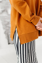 Load image into Gallery viewer, Striped Bow | SIDE-SPLIT SWEATSHIRT