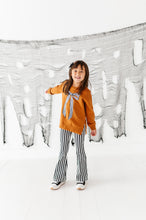Load image into Gallery viewer, Striped Bow | SIDE-SPLIT SWEATSHIRT