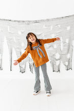Load image into Gallery viewer, Striped Bow | SIDE-SPLIT SWEATSHIRT