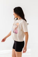 Load image into Gallery viewer, ICE SISTERS CROPPED | CREAM ADULT TEE