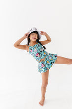 Load image into Gallery viewer, Retro Character Circles | 2-PIECE Skirted Swim
