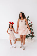 Load image into Gallery viewer, Wreath Ears | (ADULT) Mesh TAN DRESS