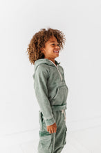 Load image into Gallery viewer, OLIVE | Vintage 1/4th HOODIE-JOGGER Set