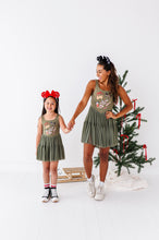 Load image into Gallery viewer, Holiday Snacks | (ADULT) Mesh GREEN DRESS