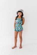 Load image into Gallery viewer, Retro Character Circles | 2-PIECE Skirted Swim
