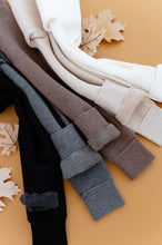 Load image into Gallery viewer, GREY | Plush Lined Tights