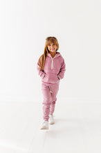Load image into Gallery viewer, MAUVE | Vintage 1/4th HOODIE-JOGGER Set