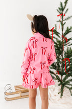 Load image into Gallery viewer, Mouse Bows PINK | (KIDS) 1/4th Zip Up
