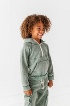 Load image into Gallery viewer, OLIVE | Vintage 1/4th HOODIE-JOGGER Set