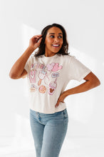 Load image into Gallery viewer, MAGICAL SNACKS CROPPED | CREAM ADULT TEE