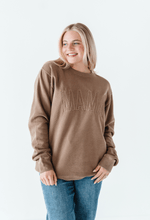 Load image into Gallery viewer, MOCHA 'MAMA' | Embroidered Sweatshirt