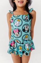 Load image into Gallery viewer, Retro Character Circles | 2-PIECE Skirted Swim