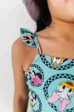 Load image into Gallery viewer, Retro Character Circles | 2-PIECE Skirted Swim