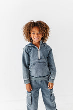 Load image into Gallery viewer, NAVY | Vintage 1/4th HOODIE-JOGGER Set