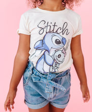 Load image into Gallery viewer, Stitch + Scrump | KIDS CREAM TEE