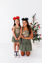 Load image into Gallery viewer, Holiday Snacks | (ADULT) Mesh GREEN DRESS