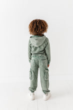 Load image into Gallery viewer, OLIVE | Vintage 1/4th HOODIE-JOGGER Set