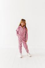 Load image into Gallery viewer, MAUVE | Vintage 1/4th HOODIE-JOGGER Set