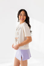 Load image into Gallery viewer, GIRL GANG CROPPED | CREAM ADULT TEE