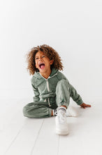 Load image into Gallery viewer, OLIVE | Vintage 1/4th HOODIE-JOGGER Set