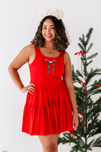Load image into Gallery viewer, Mouse Bow RED | (ADULT) Mesh RED DRESS