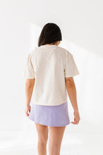 Load image into Gallery viewer, GIRL GANG CROPPED | CREAM ADULT TEE