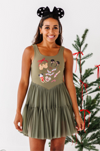 Load image into Gallery viewer, Holiday Snacks | (ADULT) Mesh GREEN DRESS