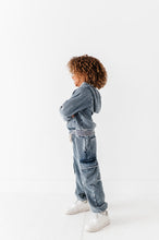 Load image into Gallery viewer, NAVY | Vintage 1/4th HOODIE-JOGGER Set