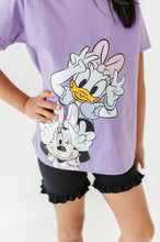 Load image into Gallery viewer, Daisy & Minnie | KIDS PURPLE TEE