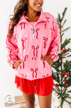 Load image into Gallery viewer, Mouse Bows PINK | (ADULT) 1/4th Zip