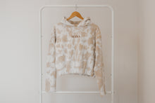 Load image into Gallery viewer, TIE-DYE ‘MAMA’ | CROPPED HOODIE