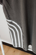 Load image into Gallery viewer, Modern Rainbow | CHARCOAL (full length) TEE
