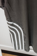 Load image into Gallery viewer, Modern Rainbow | CHARCOAL (full length) TEE