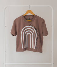 Load image into Gallery viewer, Modern Rainbow | ESPRESSO CROPPED Tee