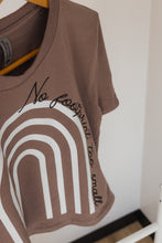 Load image into Gallery viewer, Modern Rainbow | ESPRESSO CROPPED Tee