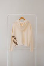 Load image into Gallery viewer, Modern Rainbow | CREAM CROPPED HOODIE