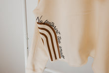 Load image into Gallery viewer, Modern Rainbow | CREAM CROPPED HOODIE
