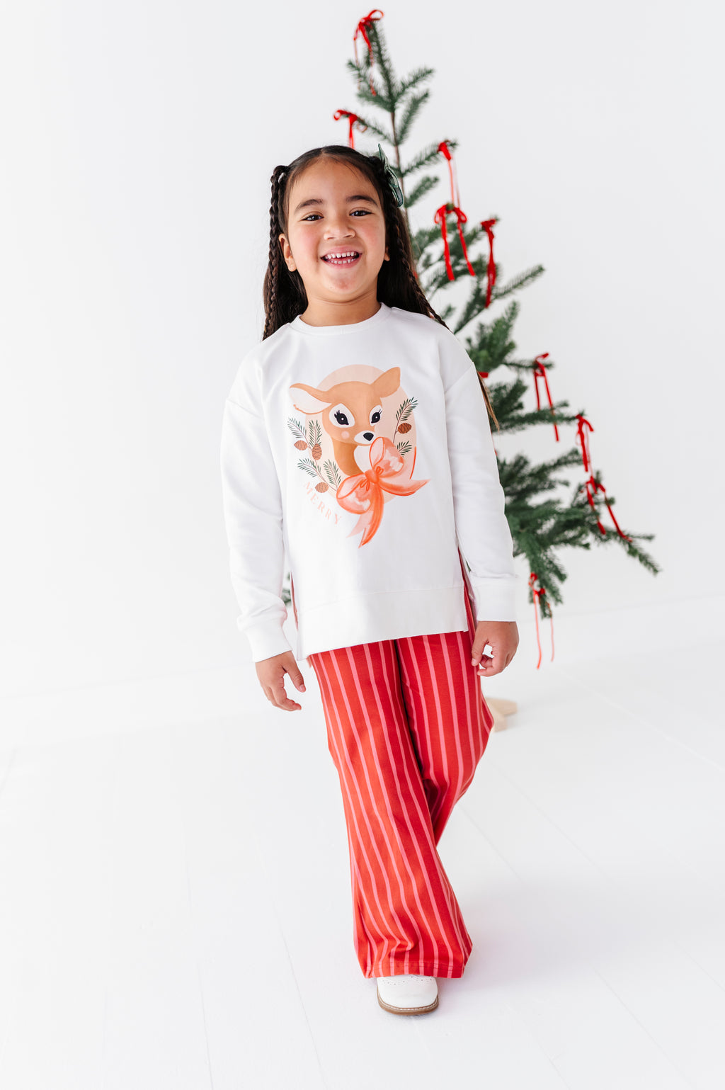 Darling Deer | Side Split Sweatshirt
