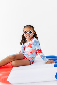 Freedom Floral | 1/4th Rashguard TWO-PIECE