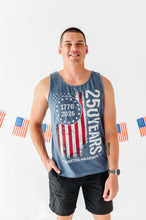 Load image into Gallery viewer, 250 Year Flag | ADULT TANK (navy)